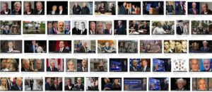 NÚMERO DE VEZES QUE CADA FAMOSO É CITADO NO CASO EPSTEIN