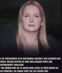 “UM HOMEM NÃO VAI TE BATER DUAS VEZES SE VOCÊ MAT4R ELE NA PRIMEIRA. DA CADEIA VOCÊ SAI, DO CAIXÃO NÃO”