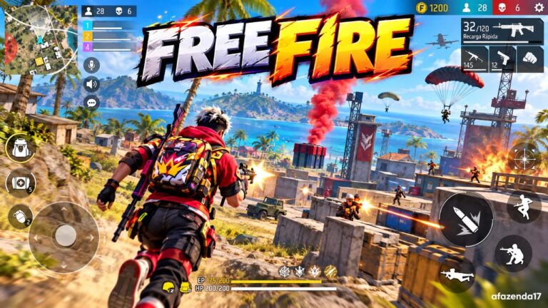 Free Fire no celular